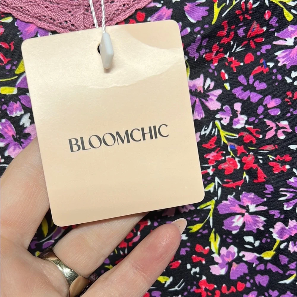 NWT Bloom Chic Floral Pink Prairie Sun Dress Women's‎ Size 30